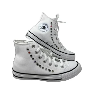 Converse Chuck Taylor High Sneakers Canvas White Skate Shoes A10290C