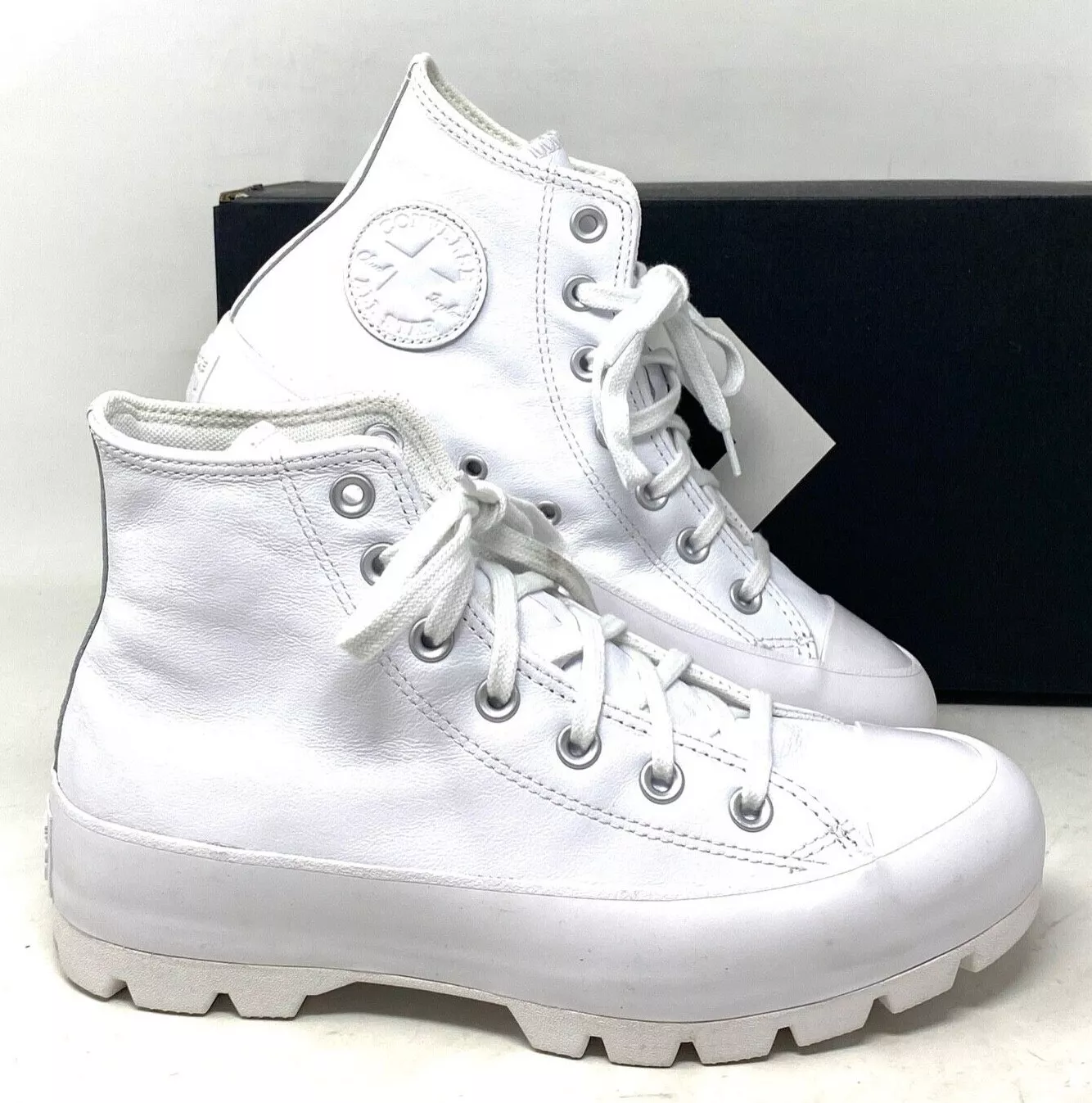 High Lugged Converse White Leather CONVERSE CHUCK TAYLOR ALL STAR
