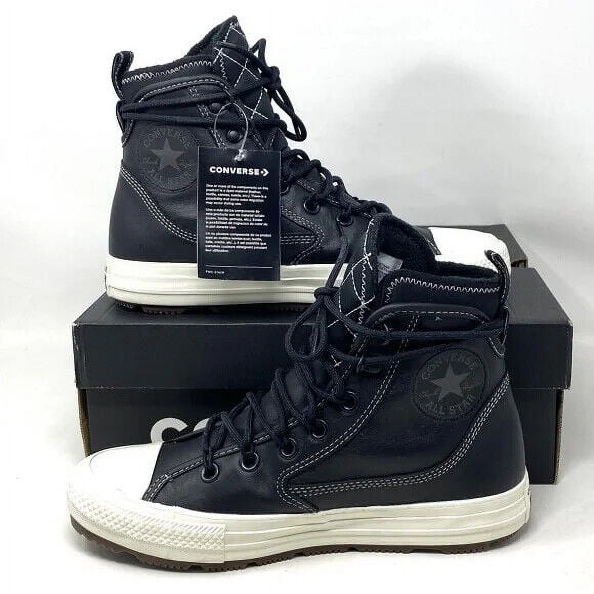 Converse Chuck Utility All Terrain High Top Leather Black Sneakers 168863C  - Walmart.com