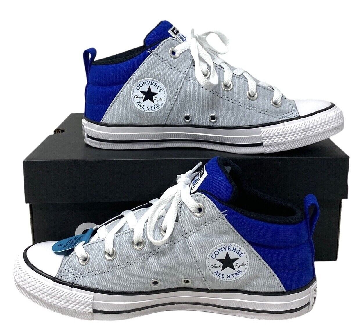 Converse Ctas Axel Mid Shoes Sneakers Skate Gray Canvas Kid Casual A03607F