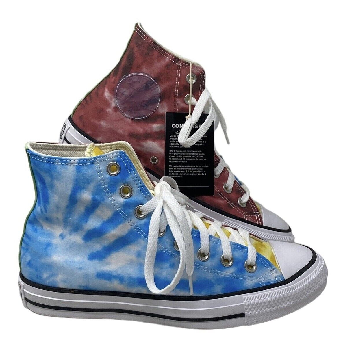 Multicolor converse high top best sale