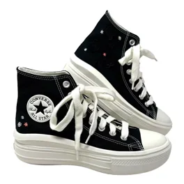 Converse Chuck Taylor Lift Platform Hi Lilac Leather Shoes Casual A09991C Walmart