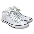 thumbnail image 1 of Converse Ctas Street Mid Shoes For White Leather Sneakers Casual 155277C, 1 of 5