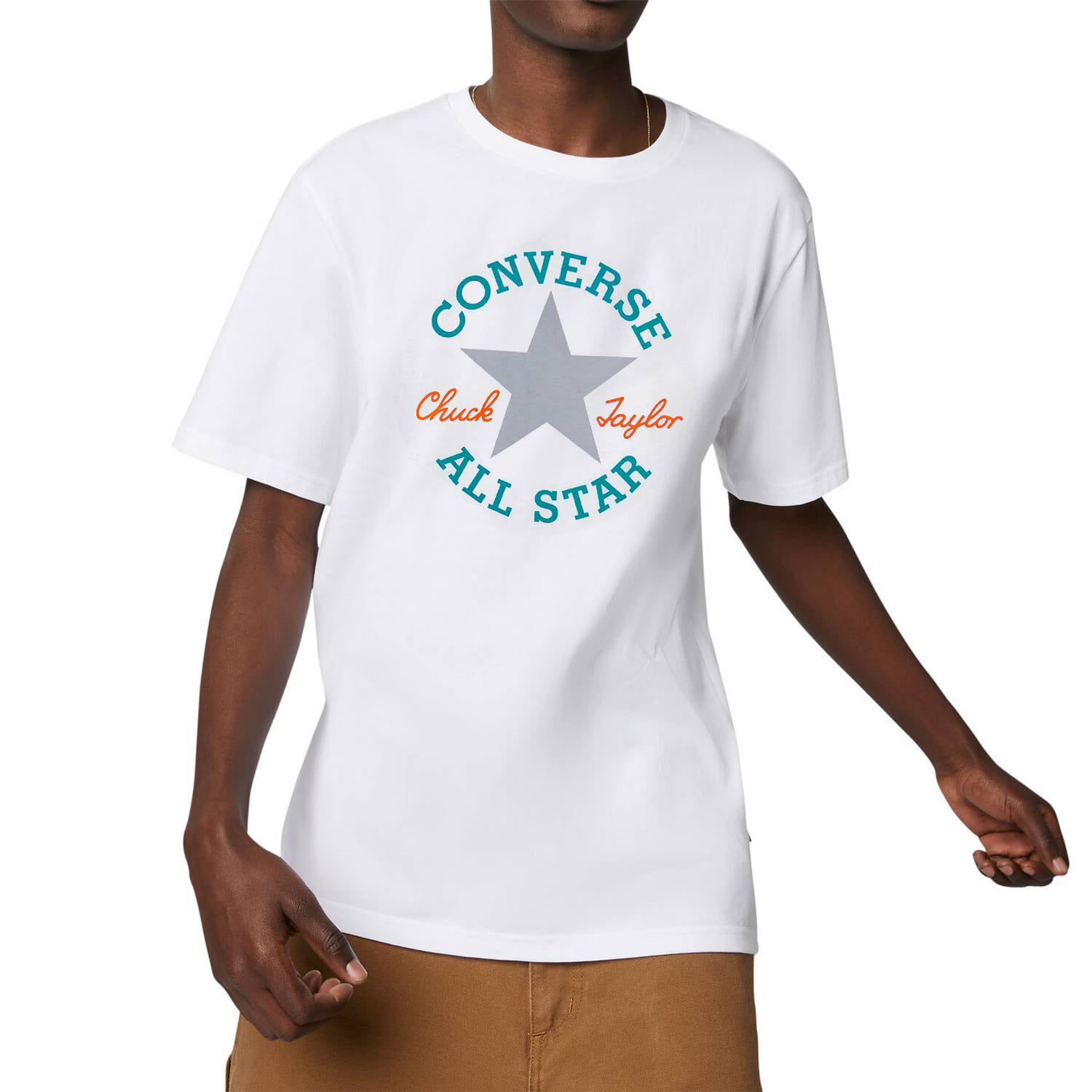 White Deconstructed Chuck T-Shirt 10020526-a02-102 Taylor Converse