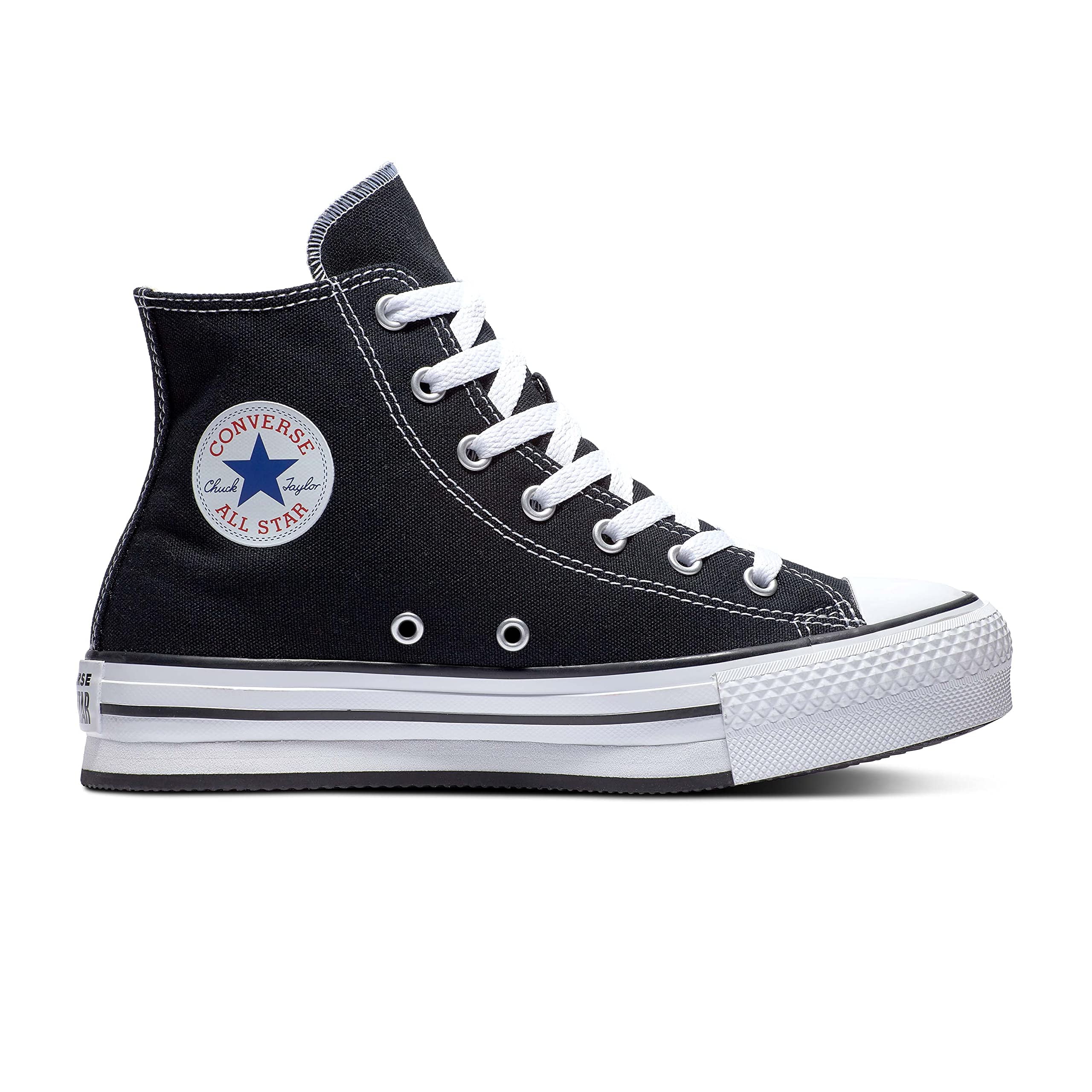 CONVERSE Chuck Taylor All Star ブラック　5サイズ Converse Girl's Chuck Taylor  All Star  Eva Lift Hi (Big Kid) Black