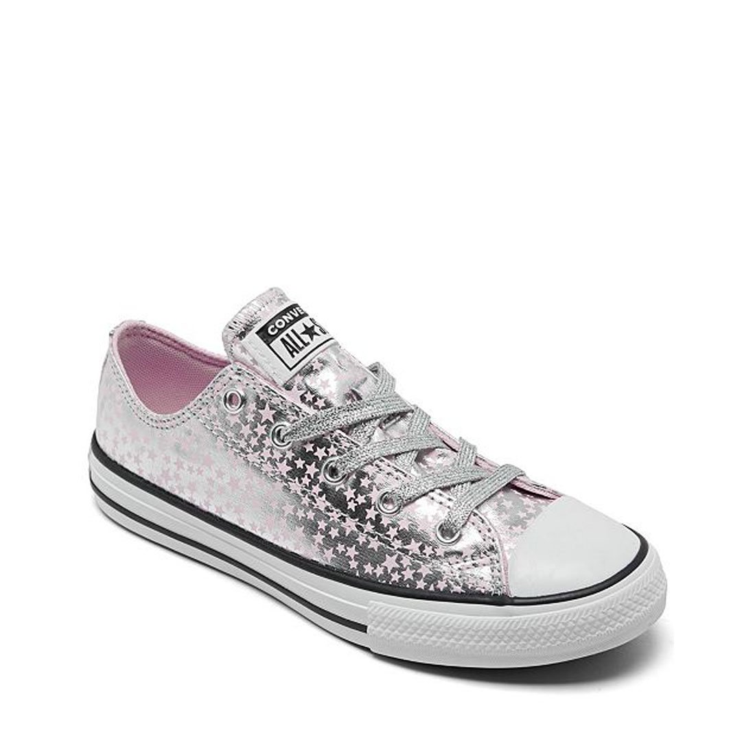 Converse Chuck Taylor All Star Low Top Girls/Child Shoe Little 11.5 Casual 669705F Pink Glaze/Silver - Walmart.com