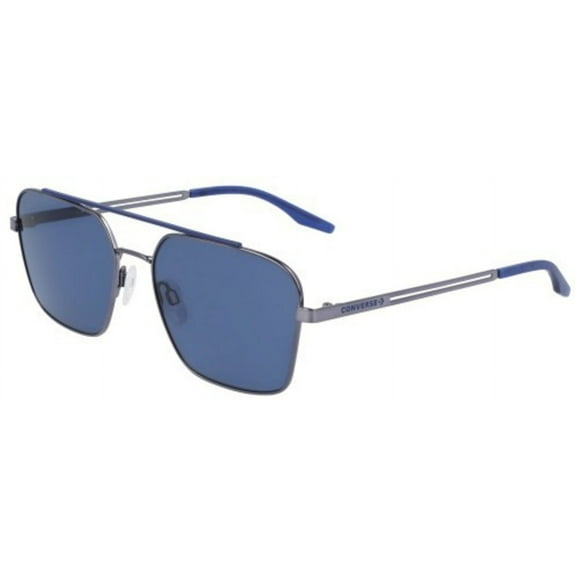 Converse-Cv101S Activate 070 Aviator Sunglasses Satin Gunmetal/Navy Blue Solid