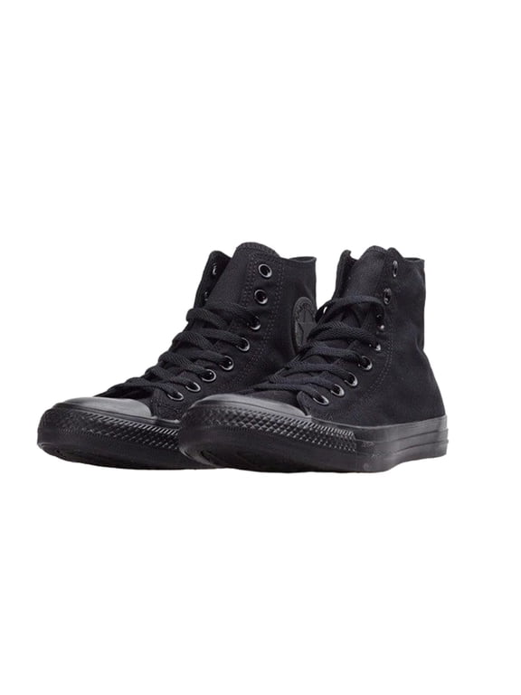 Hi Top Black Monochrome Size 8 Men/ 10 Women