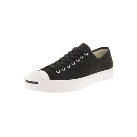 Converse Jack Purcell Canvas Sneakers, Black/White/Black, 7 US Women/5.5 US Men