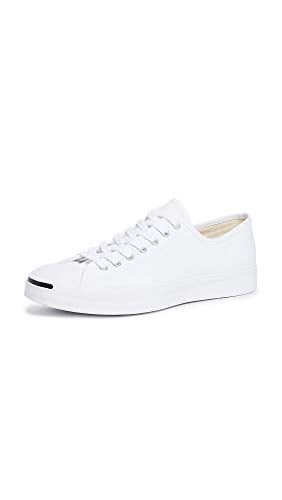 Converse Jack Purcell Canvas Unisex Sneakers, White/White/Black