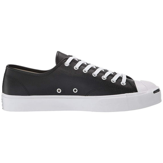 Converse Jack Purcell Gold Standard Leather Black/White/White Men's 8, Women's 9.5 Medium