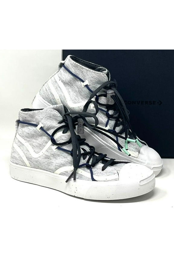 Jack Purcell Rally Mid White/White-Storm Wind  170947C Men's Size 7