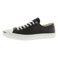 thumbnail image 1 of Converse Jp Jack Leather Unisex Shoes Size 5, Color: Black/White, 1 of 3