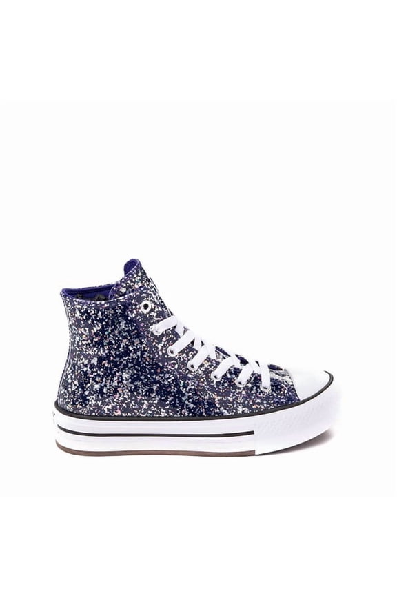 Kids Model Chuck Taylor All Star EVA Lift HI Shoes,Navy/White