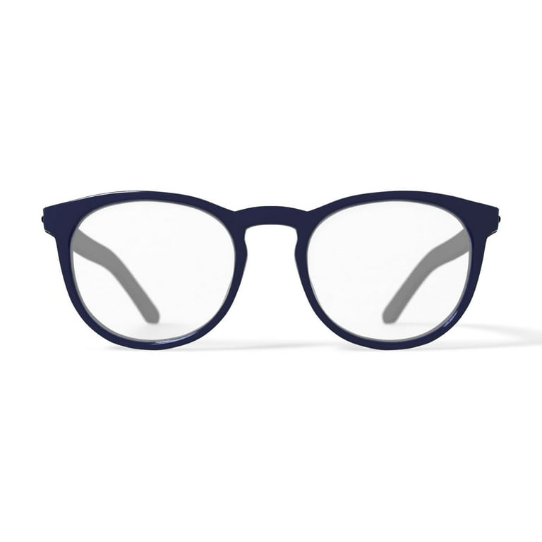 Converse Blue Round Eyeglasses in blue CONVERSE K307 BLUE GREY KIDS ROUND AUTHENTIC FRAMES  main image 2