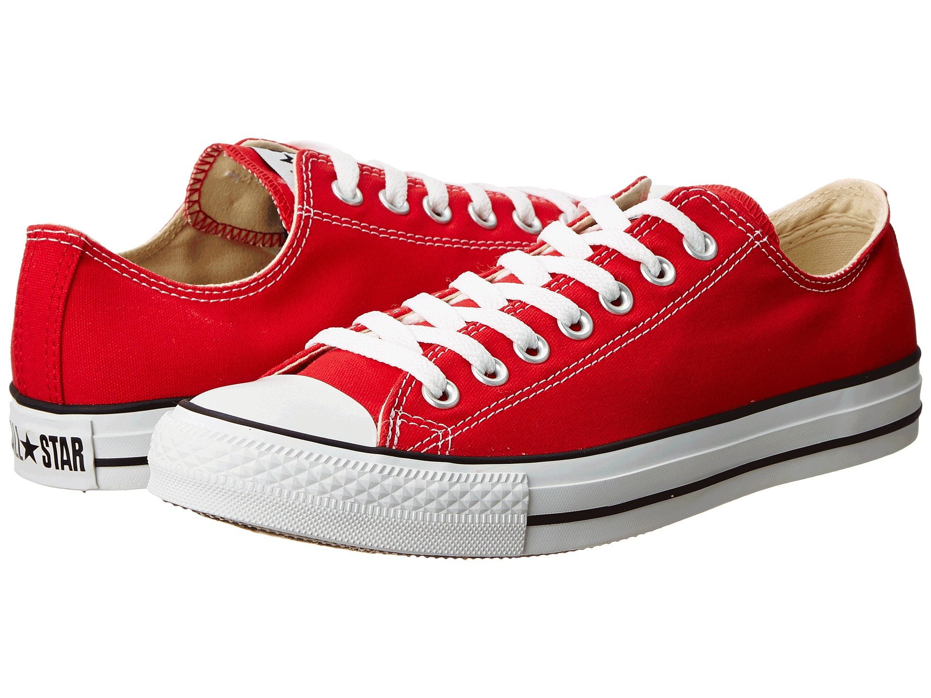 Low Rise Red Converse Converse Lo Top Red 6 - Walmart.com