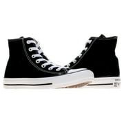 Converse M9160 Chuck Taylor All Star High Top Unisex Black White Sneakers 6 US Men 8 US Women 6 UK 39 EU, Black White