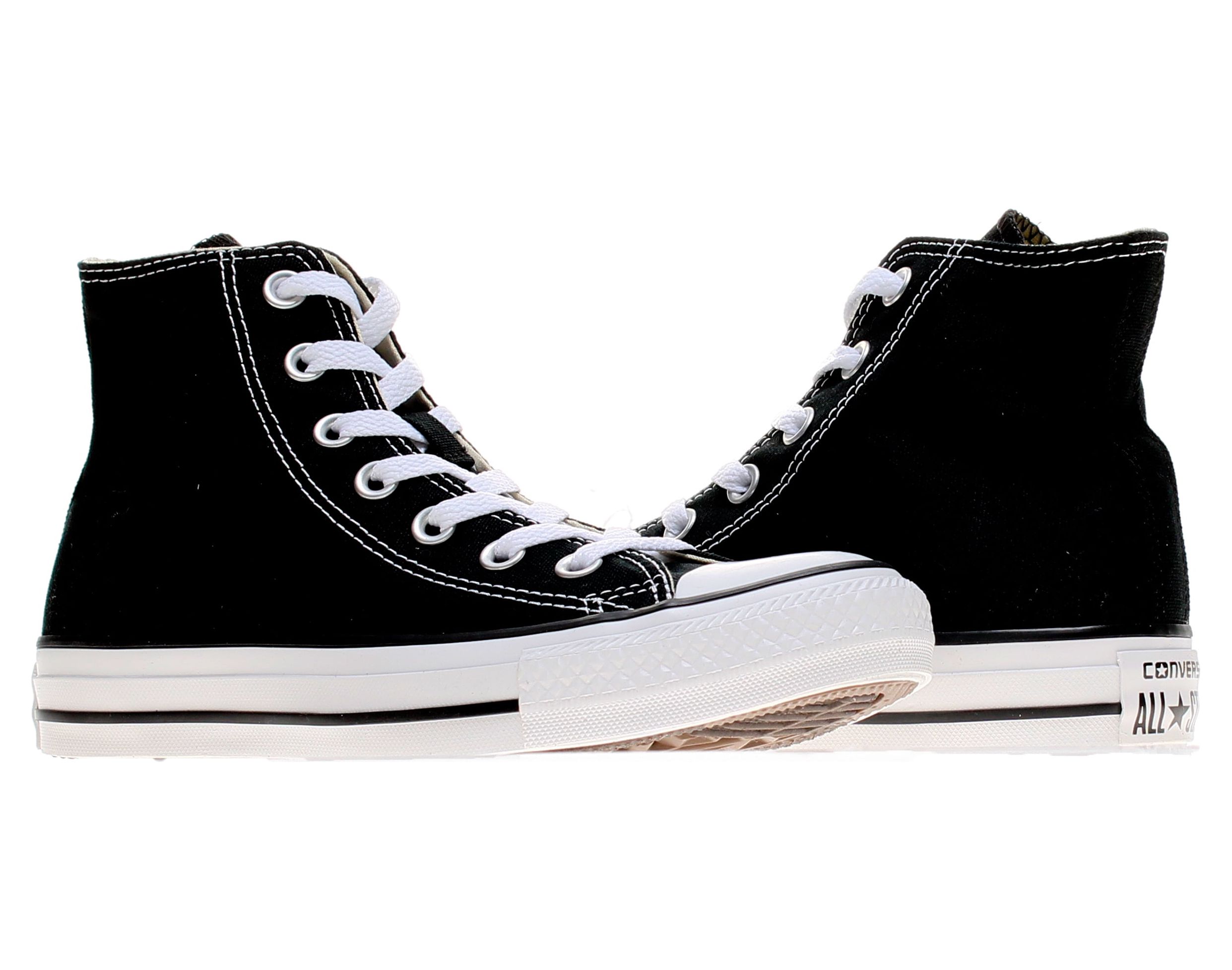Converse M9160: Chuck Taylor All Star High Top Unisex Black White Sneakers (6 US Men 8 US Women 6 UK 39 EU, Black White) - image 1 of 6