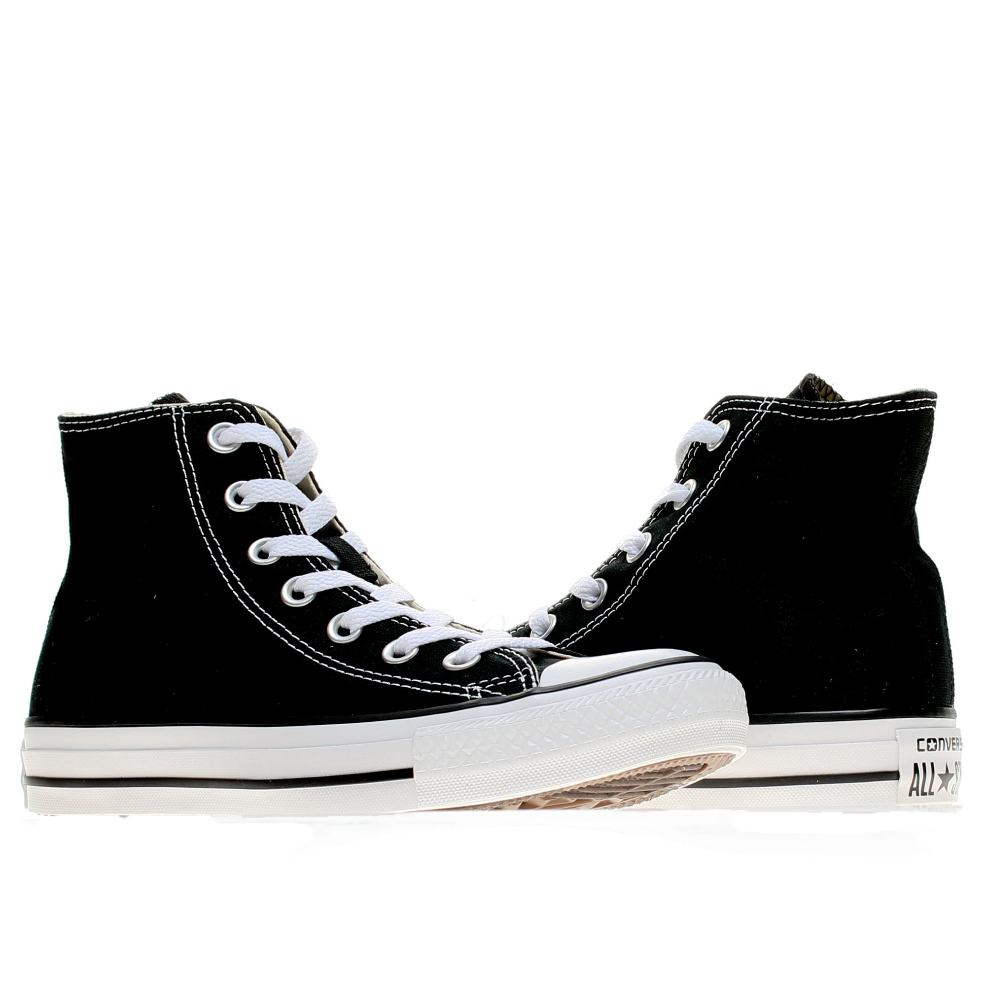 Converse M9160: Chuck Taylor All Star High Top Unisex Black White Sneakers (6 US Men 8 US UK 39 Black White) - Walmart.com