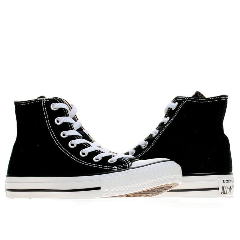 Converse M9160: Taylor Star Top Unisex Black White Sneakers (6 US Men 8 US Women 6 UK 39 EU, Black White) - Walmart.com