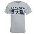 thumbnail image 1 of Converse Men' Short Sleeve All Star printed Cotton T Shirt Black L, 1 of 3