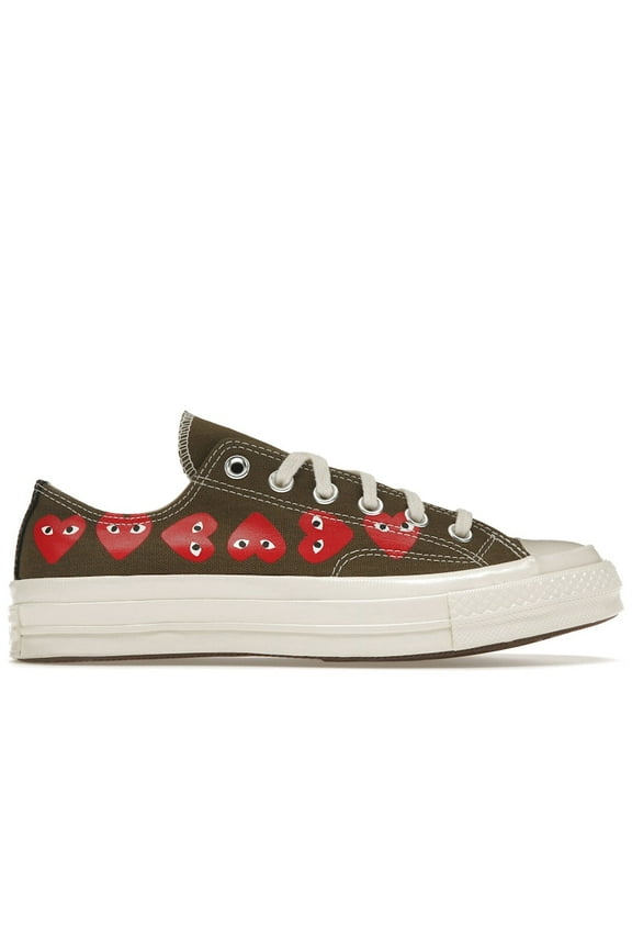 Men's Chuck Taylor All Star 70 Ox Comme des Garcons Multi Heart Green Shoes, from StockX