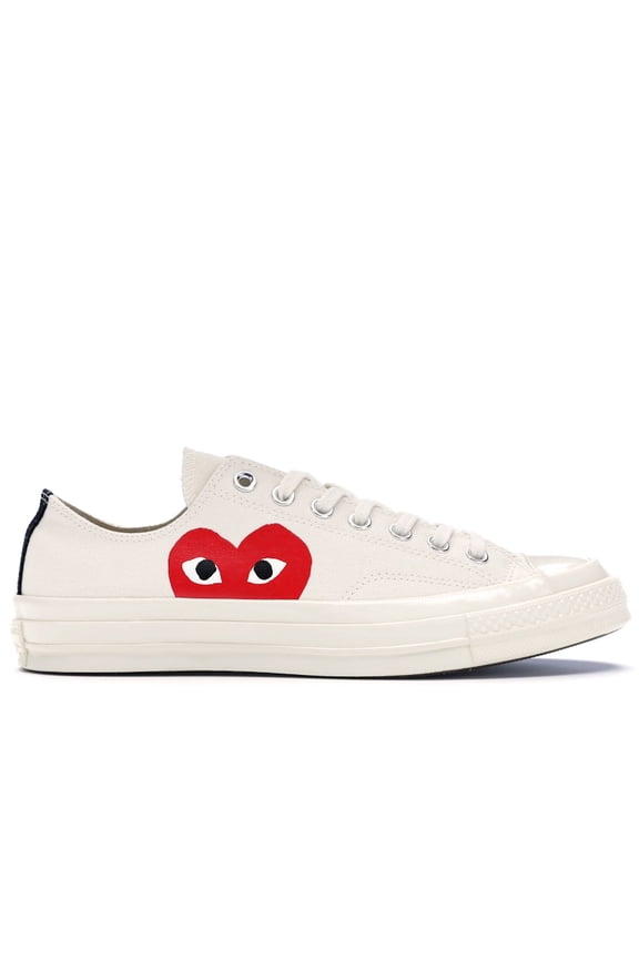 Men's Chuck Taylor All Star 70 Ox Comme des Garcons PLAY White Shoes, from StockX