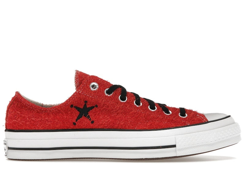 Converse Men's Chuck Taylor All Star 70 Ox Stussy Poppy Red, from