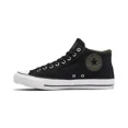thumbnail image 1 of Converse Men's Chuck Taylor All Star Mlden Str Mid, Malden Black/Cave Green/Black, Size 10.5, 1 of 5