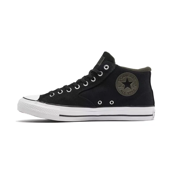Converse Men's Chuck Taylor All Star Mlden Str Mid, Malden Black/Cave Green/Black, Size 10.5