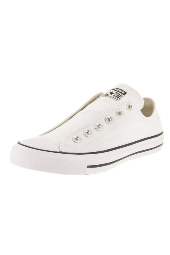 Men's Chuck Taylor All Star Slip Sneaker, White/Black/White, 8 M US