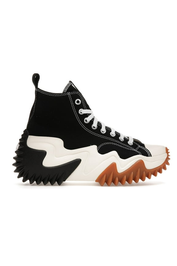 Men's Run Star Motion Black White Gum Shoes, from StockX