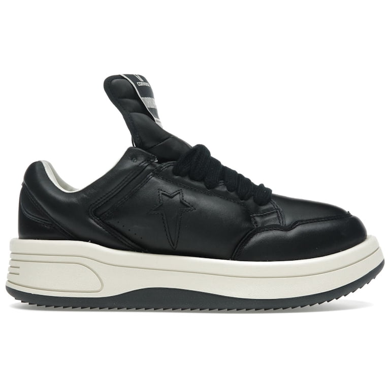 Converse Men's TURBOWPN Low Rick Owens DRKSHDW Black Cloud Cream