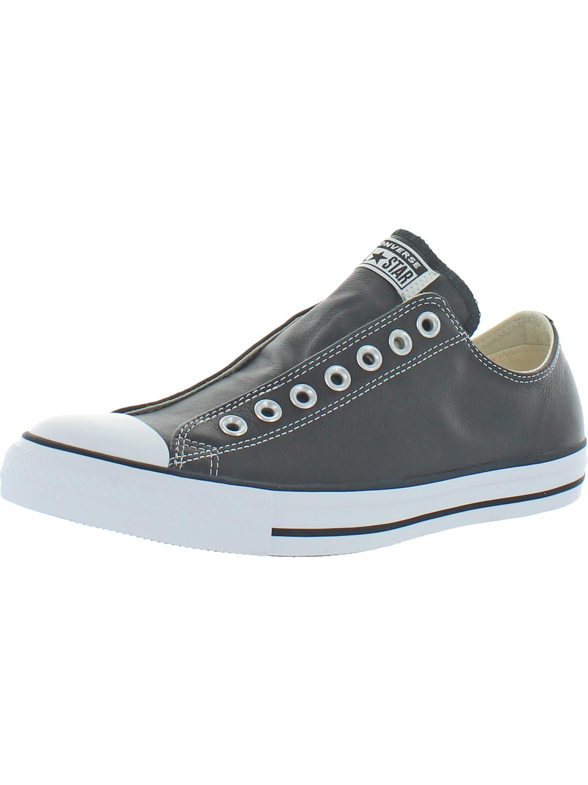 Converse Mens All Star Slip Leather Laceless Fashion Sneakers