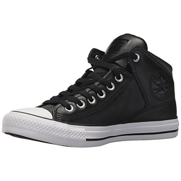 Converse Mens Chuck Taylor All Star Street Black/Black/White Sneaker - 9 Men - 11 Women - Walmart.com