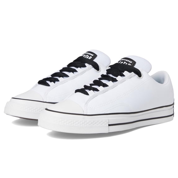 Converse Mens Chuck Taylor All Star Low-Top Puffed Sneaker . White/Black .9