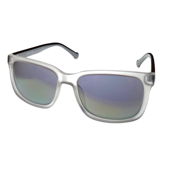 Converse Mens Crystal Black Plastic Rectangle Sunglass, Brown Flash H062