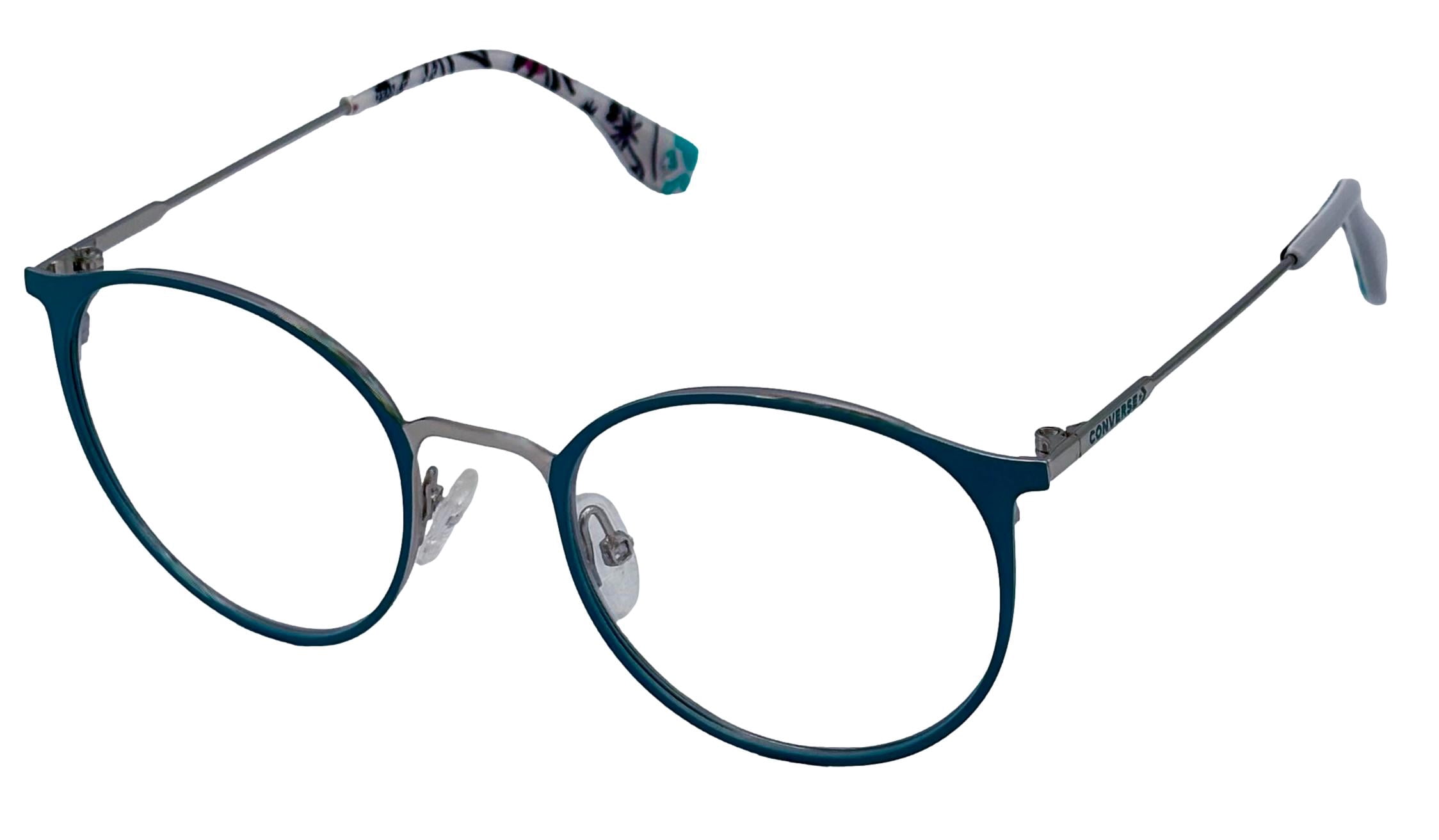 Converse Blue Round Eyeglasses in blue Converse Blue Round Eyeglass Frames for sale | eBay main image 2