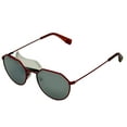 thumbnail image 1 of Converse Mens Soft Round Red Metal Sunglass, Silver Flash Lens H117, 1 of 5