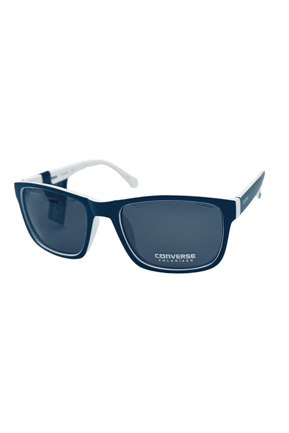 Mtt Blue White Mens Sunglass Rectangle Plastic Polarized Lens H056