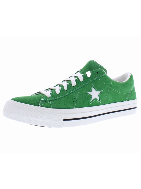 One Star 95 Ox Suede Unisex Shoes Size 13, Color: Green/Vintage White