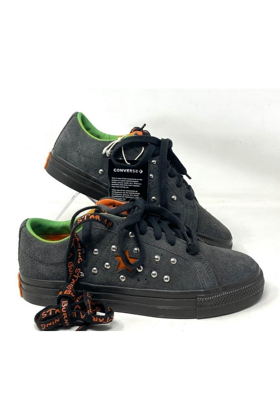 One Star A Burning Star Black Sneakers Low Suede A01763C