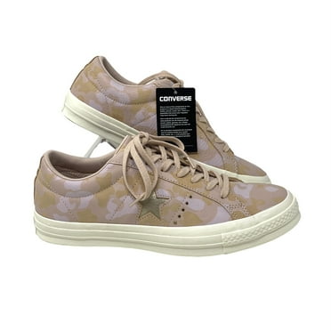 Converse One Star OX Shoes Low Top Leather Pink Ivory Men Size Sneakers 159705C