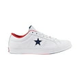 thumbnail image 1 of Converse One Star Ox Men's Shoes White-Athletic Navy 160555c, 1 of 6