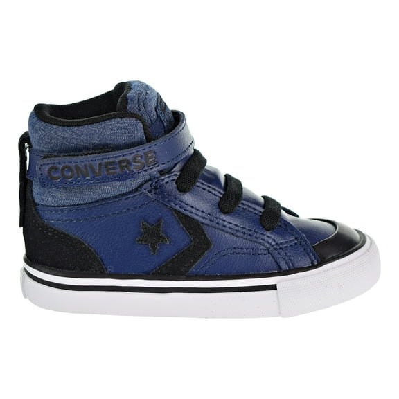 Converse Pro Blaze Strap HI Toddlers Shoes Navy/Black/White 762011c