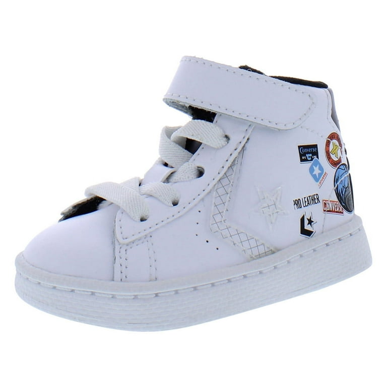 White leather converse infant size 4 hot sale