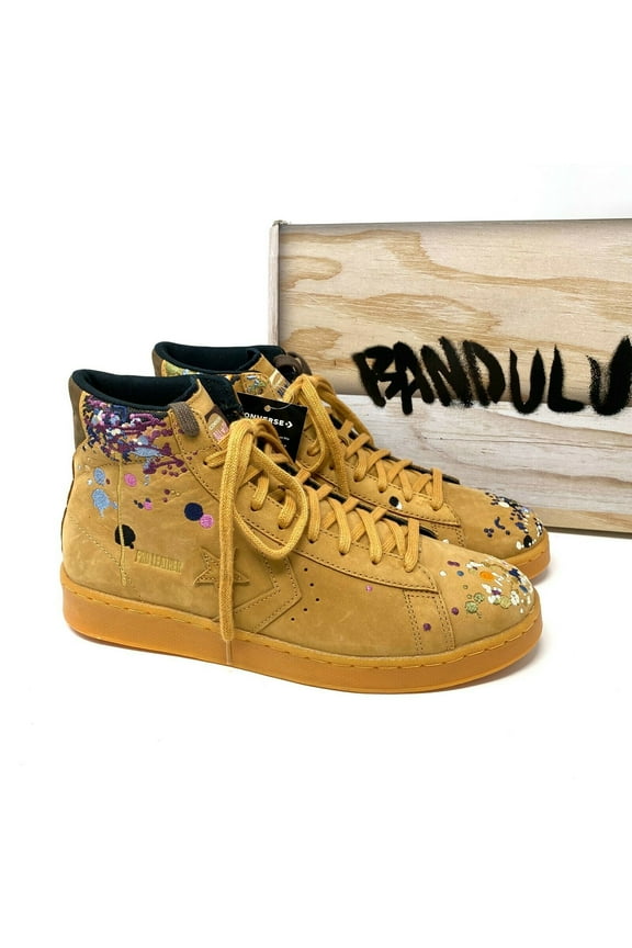 Pro Leather Mid Flux/Gum Light Honey/Brown 169908C Men's Size 9.5 Medium