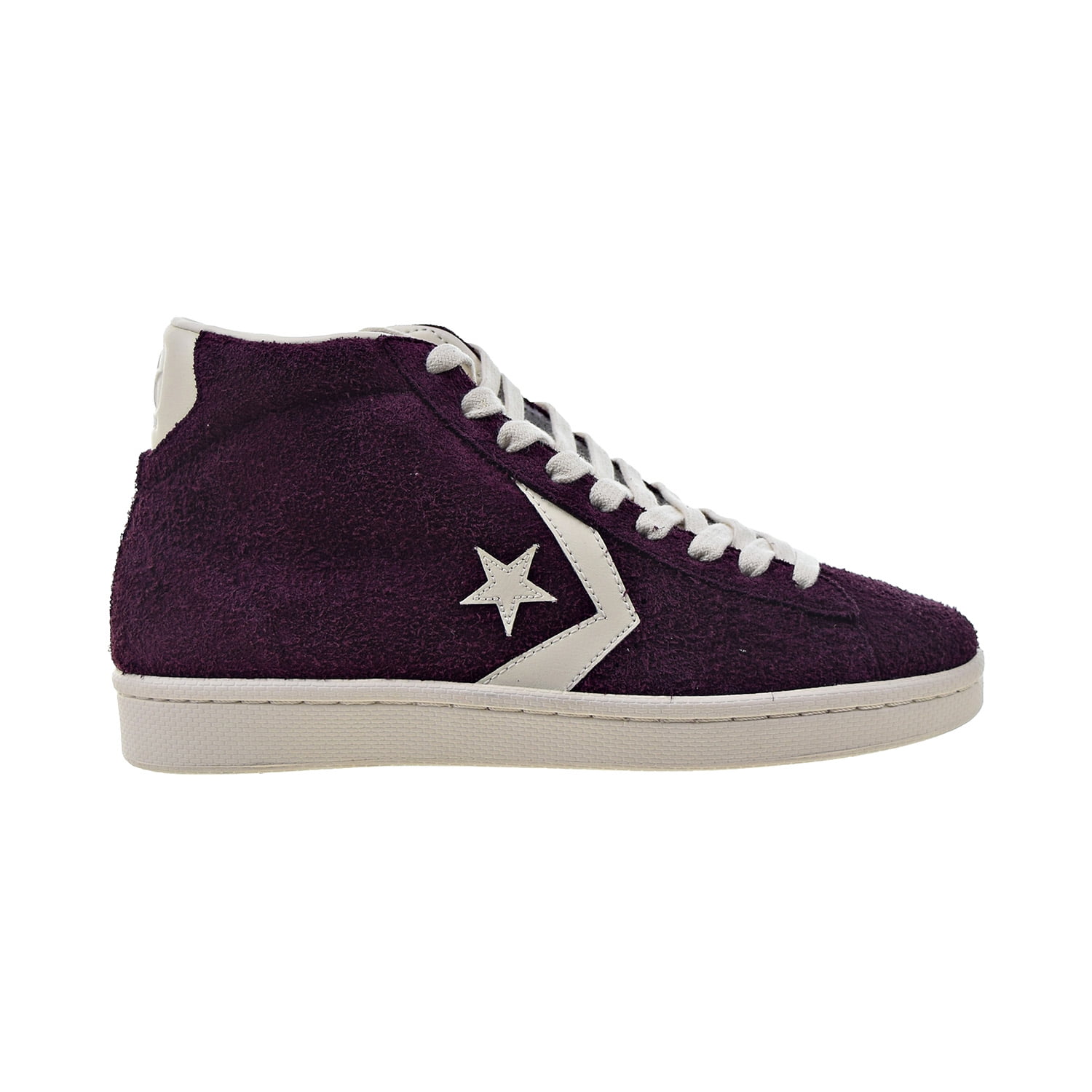 Converse Pro Leather Mid Men s Shoes Suede Dark Sangria Egret 157691c Walmart