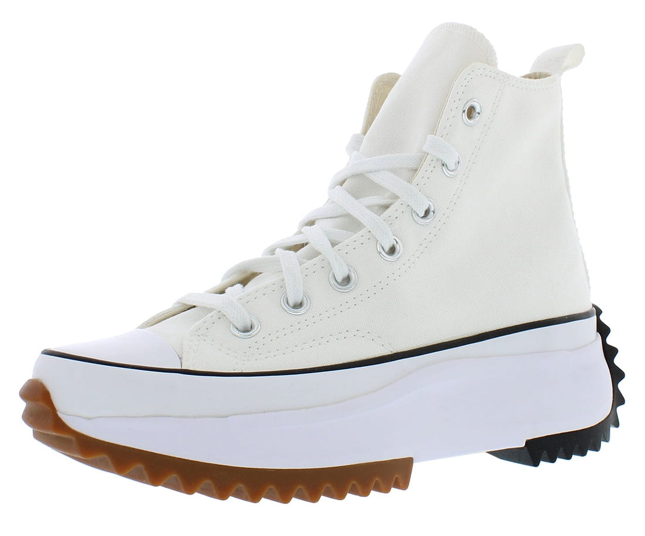Converse Men s Run Star Hike Platform Hi Top Sneakers Run Hike White Black Gum Size 7.5 Walmart