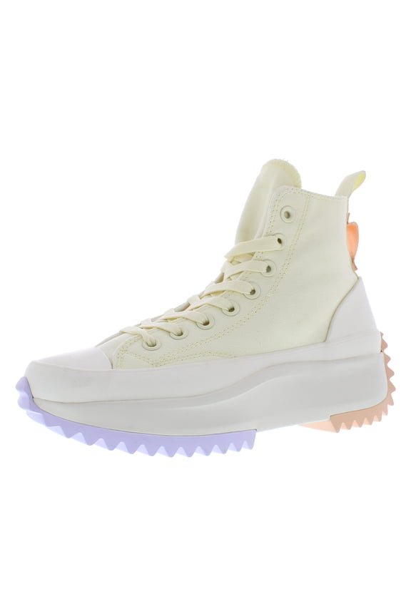 Run Star Hike High Top Unisex Shoes Size 5, Color: White/Mom'S Potato Salad/Egret